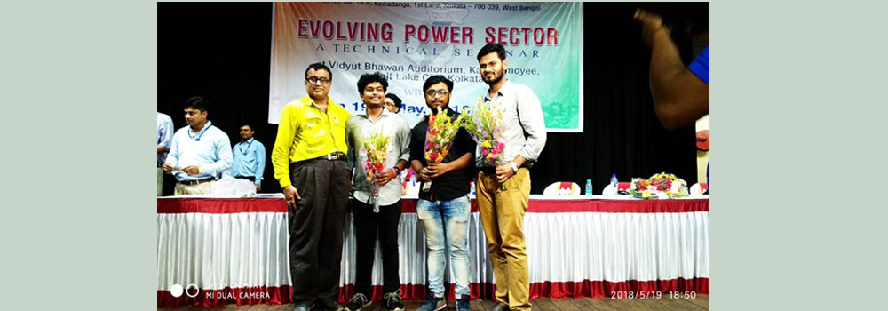 1st, 2nd and 3rd positions in a Technical quiz competition, organised by West Bengal State Power Engineers’ Association